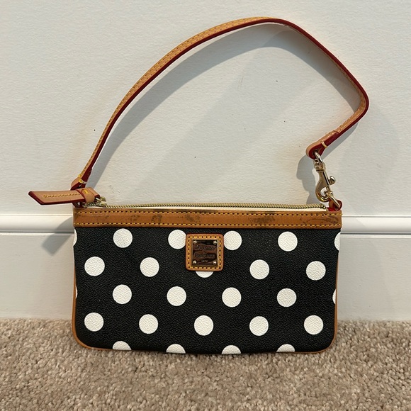 Dooney & Bourke Polka Dot Wristlet - Picture 1 of 2